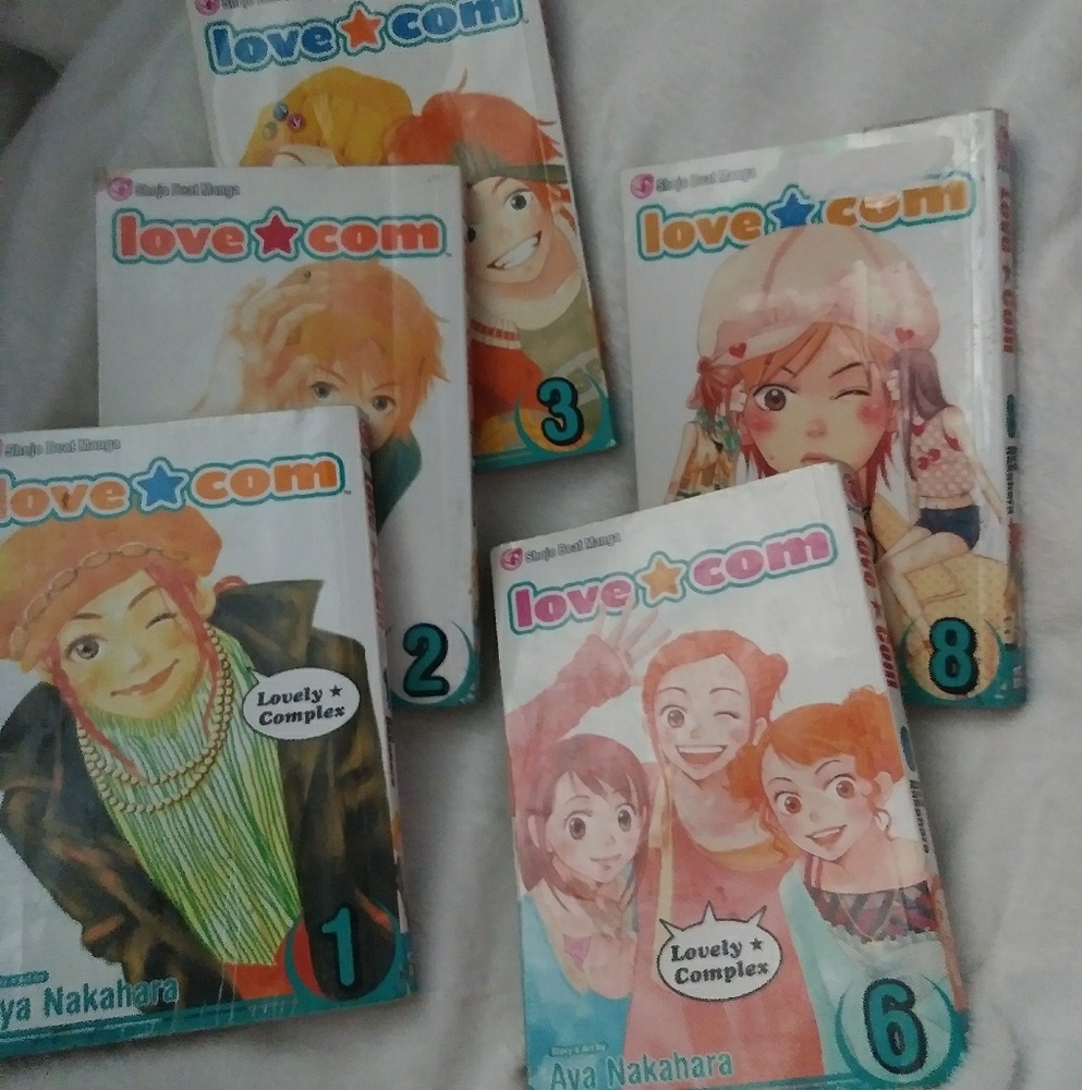 Lovely Complex Manga Vol 1-3, 6&8
